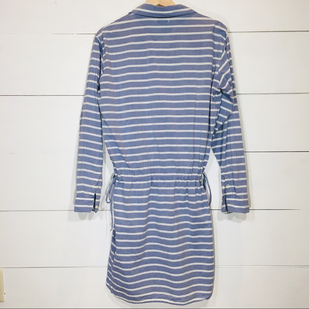 GAP Chambray Striped Blouse Dress Women’s SMALL - Picture 7 of 7
